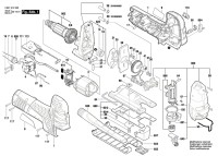 Bosch 3 601 E12 000 Gst 150 Ce Jig Saw 230 V / Eu Spare Parts